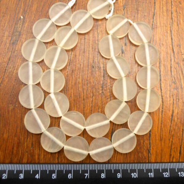 10mm Coin Frost White