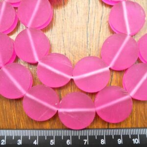15MM Coin Hot Pink