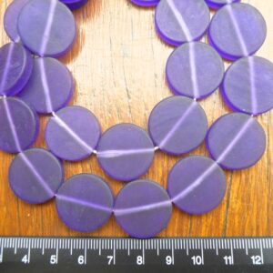 15mm Coin Purple