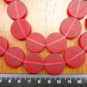 15mm Coin Red
