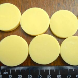 30mm Coin Solid Cream
