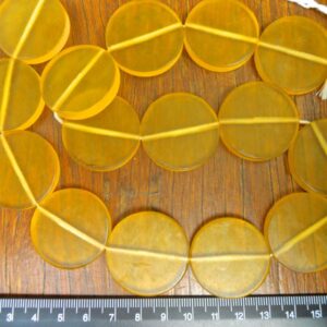 30mm Coin Yellow