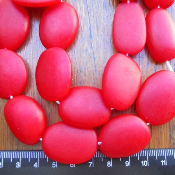 Pebbles mixed strand Solid Red