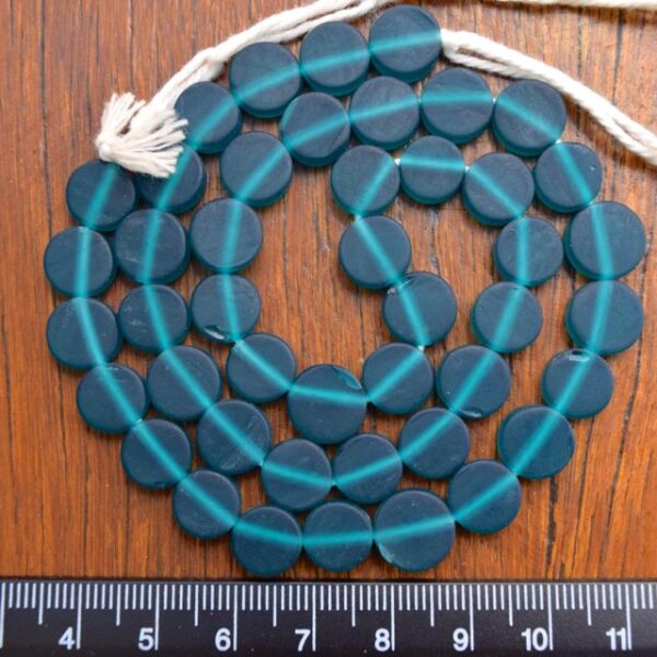 10mm Coin Teal