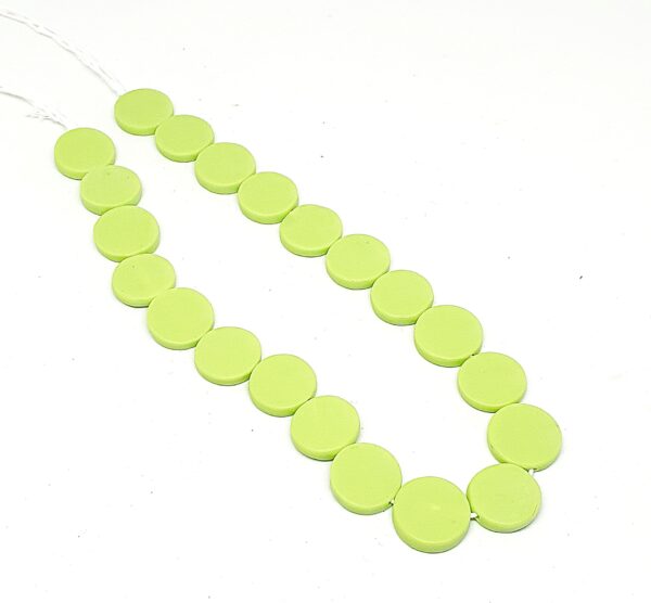 20mm Coins - Solid Pistachio 17